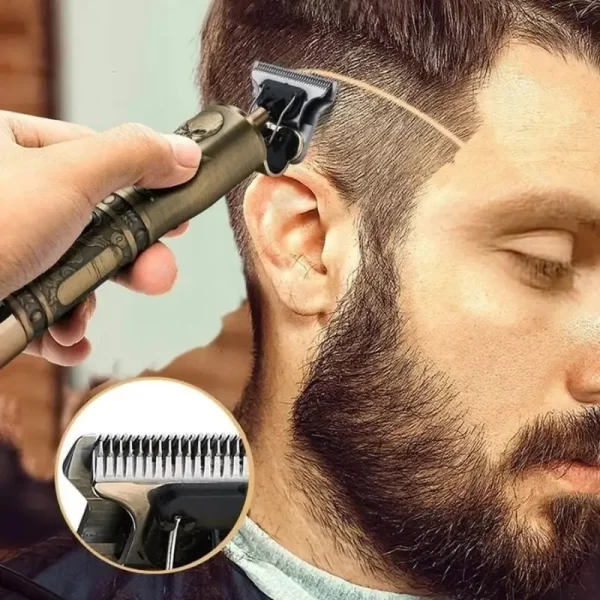 Aparador de cabelo barba e virilha profissional portátil sem fio - Image 2