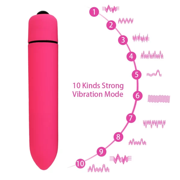 Poderoso 10 velocidade  vibrador mini bullet  à prova d'água - Image 4