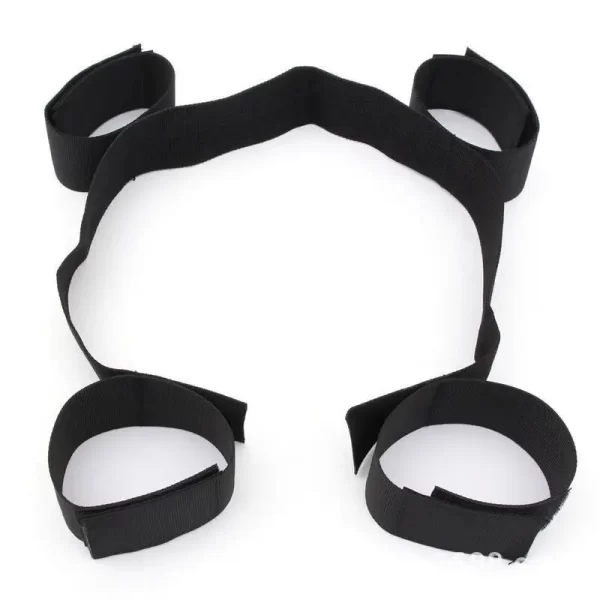 BDSM Adult Games Slave Bondage Nylon Handcuff Sex Toys For Woman Couples Fetish Cuffs Ankle Restraint Set Open Legs Sex Products - Image 2