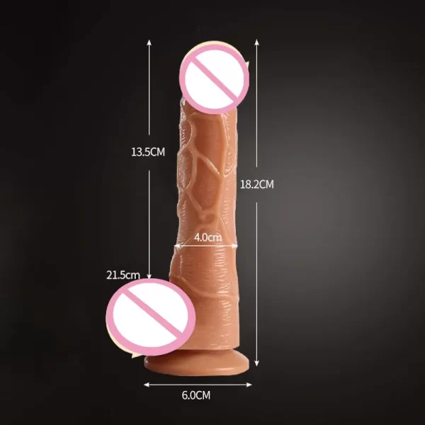 Vibrador realista com ventosa enorme - Image 9