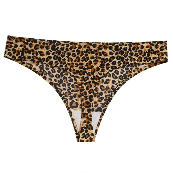 Calcinha feminina sexy leopardo sem costura - Image 16